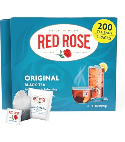 Amazon.com : Red Rose Raspberry Herbal Tea Refreshing & Fruity