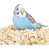 MANON ROSA Wood Shavings for Bird Bedding - Natural Aspen Soft Low-Dust &amp; Odor-Control Nesting Material for Parakeets Parrots Rabbits Cockatiel for Cages, Nest Boxes, Small Pet Litter