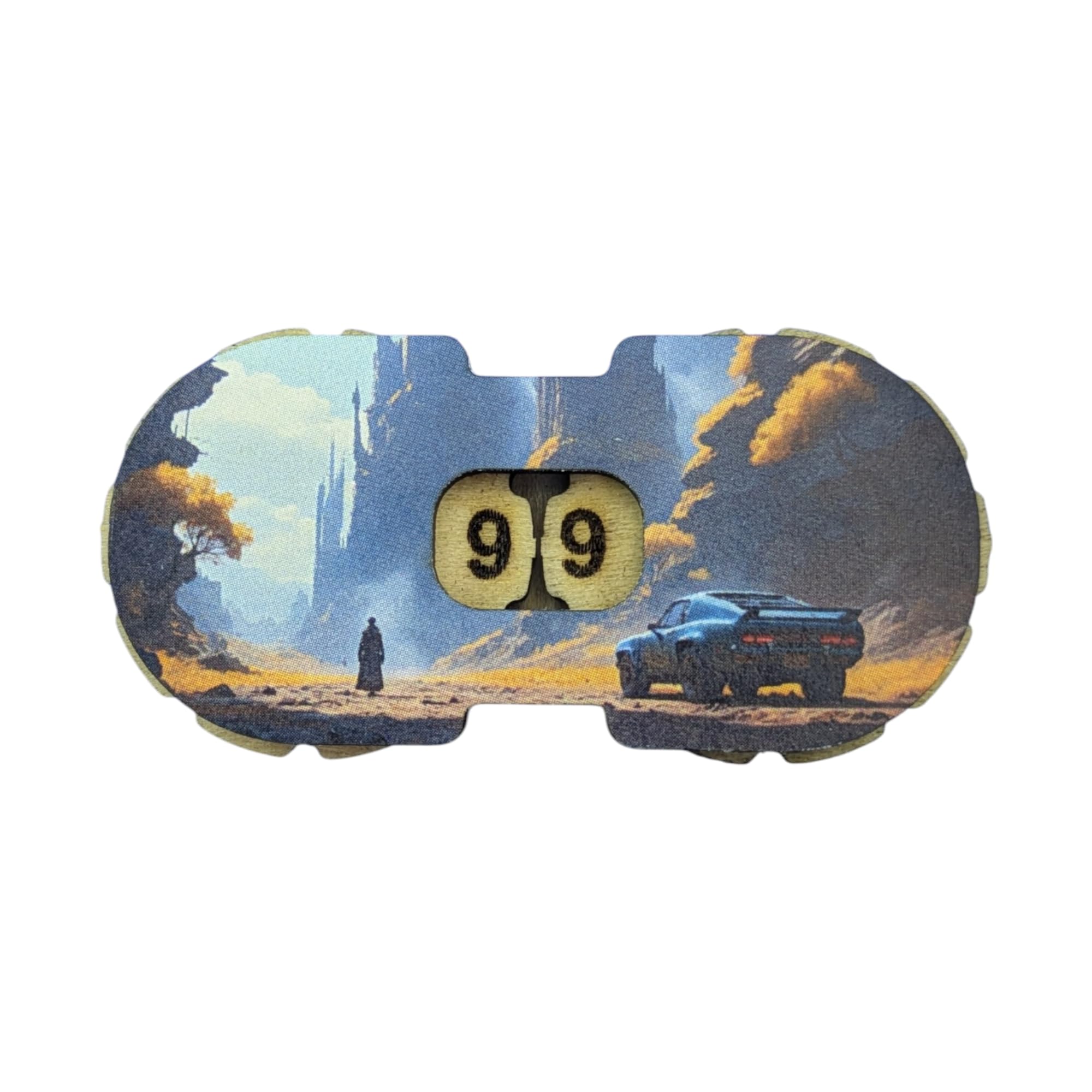 Générique JDR Life Counter - Compact & Durable Accessory - Point Marker for Role Play, Cards & Board - (The Traveller)