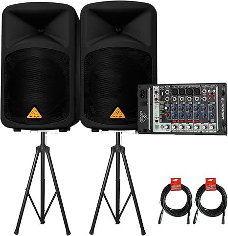 behringer europort eps500mp3 portable pa system
