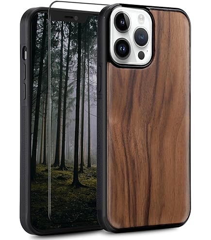 Amazon.com: JuBeCo Wooden Phone Case is Suitable for iPhone 16 Pro