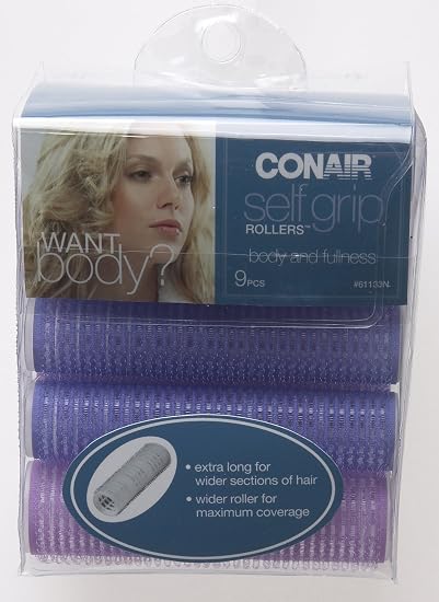 Amazon Com Conair Self Grip Rollers Extra Long 9 Pack Hair