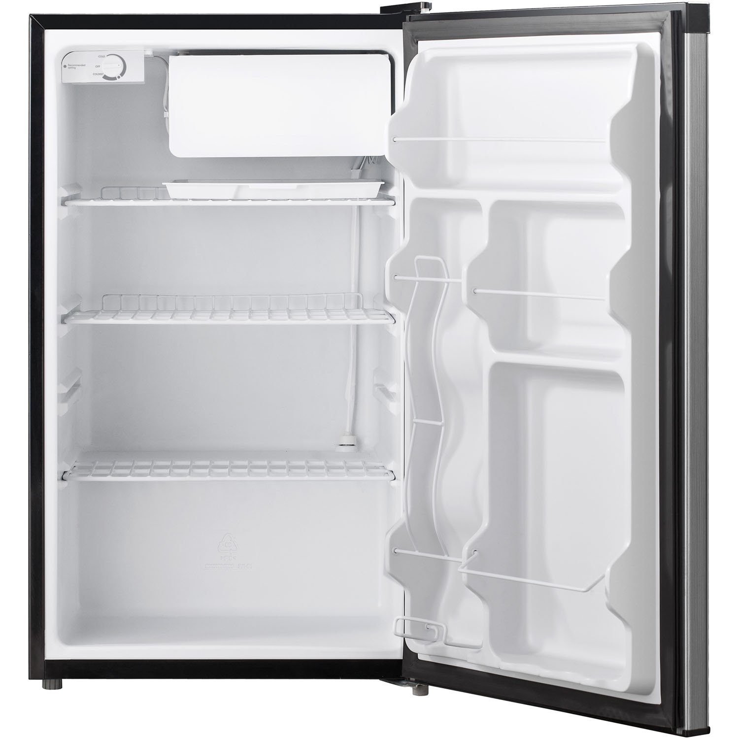Keystone KSTRC44CW Compact Single-Door Refrigerator with Freezer Section, 4.4 Cubic Feet, White