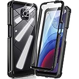 HATOSHI Motorola Moto G Power 2021 Case with Built in Screen Protector [NOT for Moto G Power 2020], with 2 Pack Camera Lens P