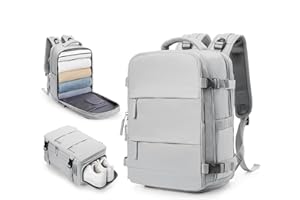 WEPADRE Travel Backpack for Men Carry on Backpack for Airplanes Traveling Backpack for Women Personal Item Backpack for Traveling on Airplane Airback Backpack for Travel Bag Mochila de Viaje Grey