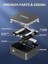 GMKtec Mini PC G3 PRO Core i3-10110U 8GB/256GB 4K Dual HDMI WiFi6 BT5.2 2.5GbE view 7
