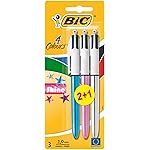 BIC 4 colores Shine 3 Bol&iacute;grafos de colores