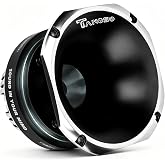 TANVSO Horn Driver, 1600W Peak 8 Ohm 2 Inch Exit Compression Driver, 109dB | Titanium Diaphragm, 2 Inch Voice Coil, Slim Aluminum Horn, 1kHz&ndash;20kHz, for Car Audio &amp; Custom Builds