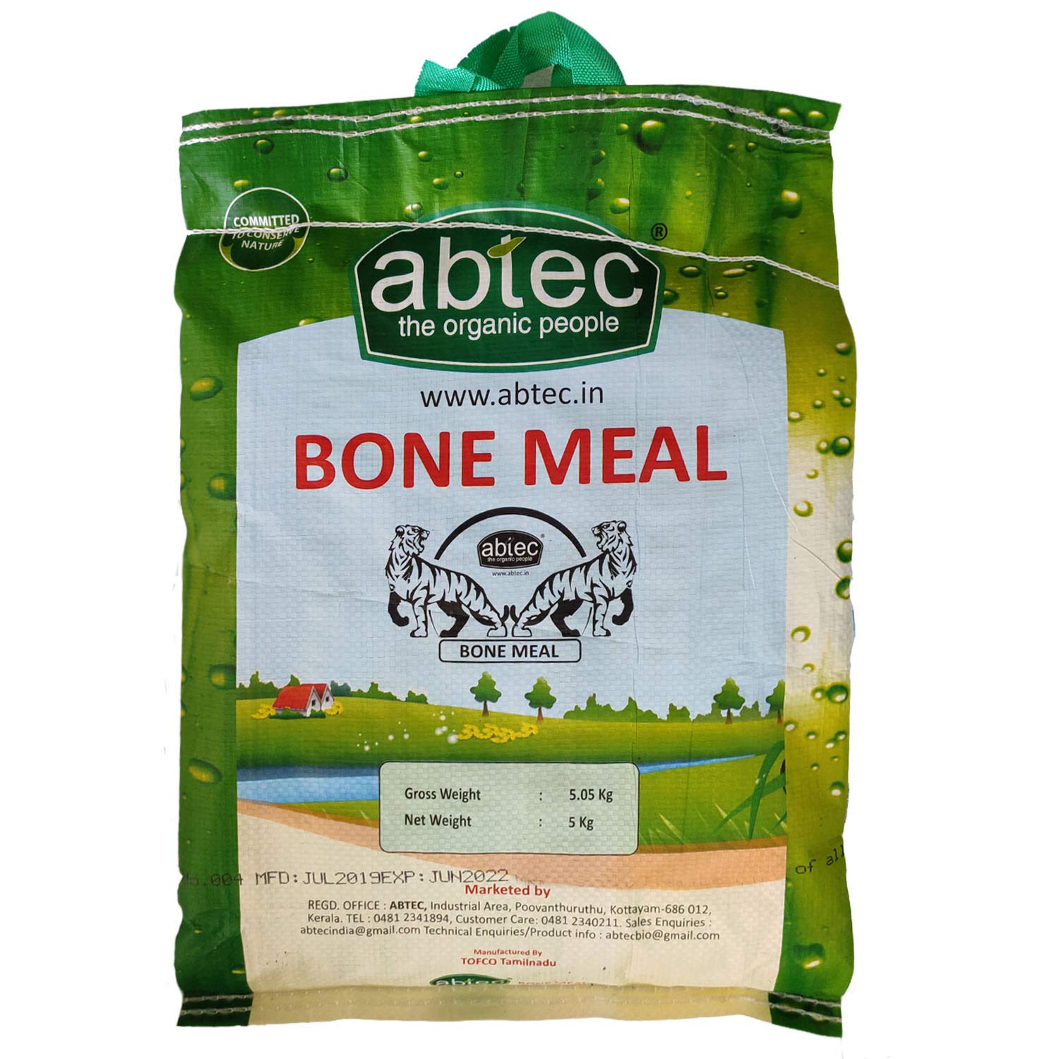 Abtec, the organic people Bone Meal Organic Plant Fertilizer N, P, K, Ca Rich (5kg) Amazon.in
