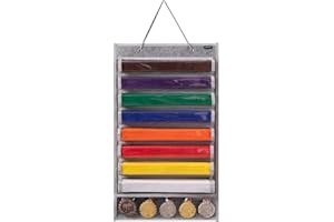 AFUOWER Martial Arts Belt Holder Hanging Display for 8 Belts, Hold 5 Medals