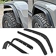 Front & Rear Fender Liner Fender Trim Extension Protector for Jeep Gladiator Sport & Willys 4 Pcs