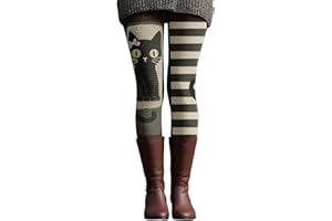 Halloween Knitted Leggings Women High Waisted Tummy Control Butt Lifting Yoga Pants Halloween Workout Costumes