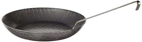 Turk 65230 Schmiedeeisen-Pfanne mit Hakenstiel, 28 cm