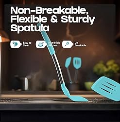BakeRoyal Silicone Spatula Set - Turner Spatulas