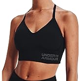 Under Armour Women's Seamless Low Sports Bra (as1, Alpha, l, Regular, Regular, Black/Pitch Grey)
