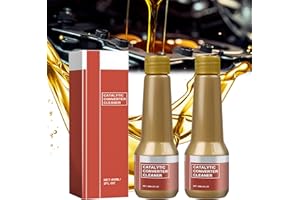 DAIOAI Engine Carbon Cleaner for Catalytic Converters, Catalytic Converter Cleaner, 100ml Exhaust System Pipe Carbon Removal Cleaner, Fuel System Cleaner Kits for Gas and Diesel Car(2PCS)