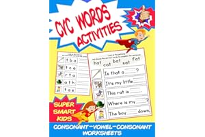 CVC Words Activities: Consonant-Vowel-Consonant Worksheets
