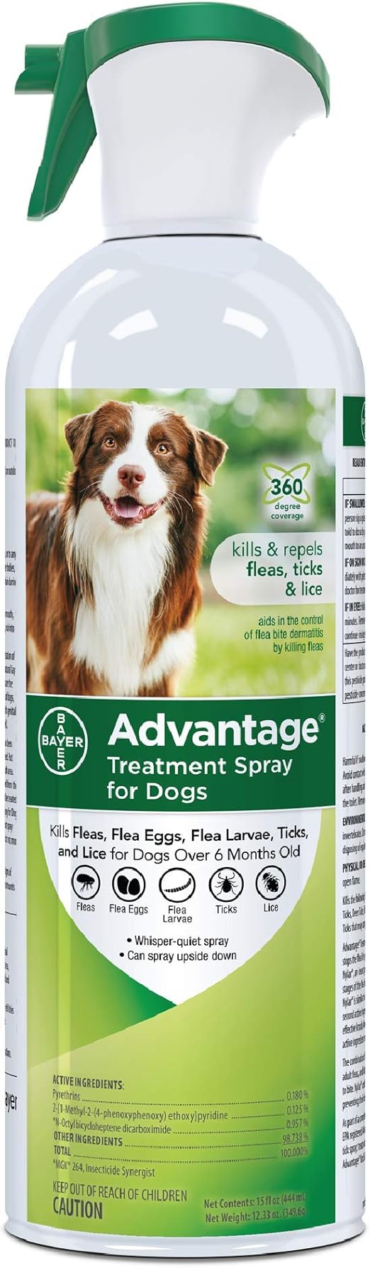 advantage flea spray for dogs