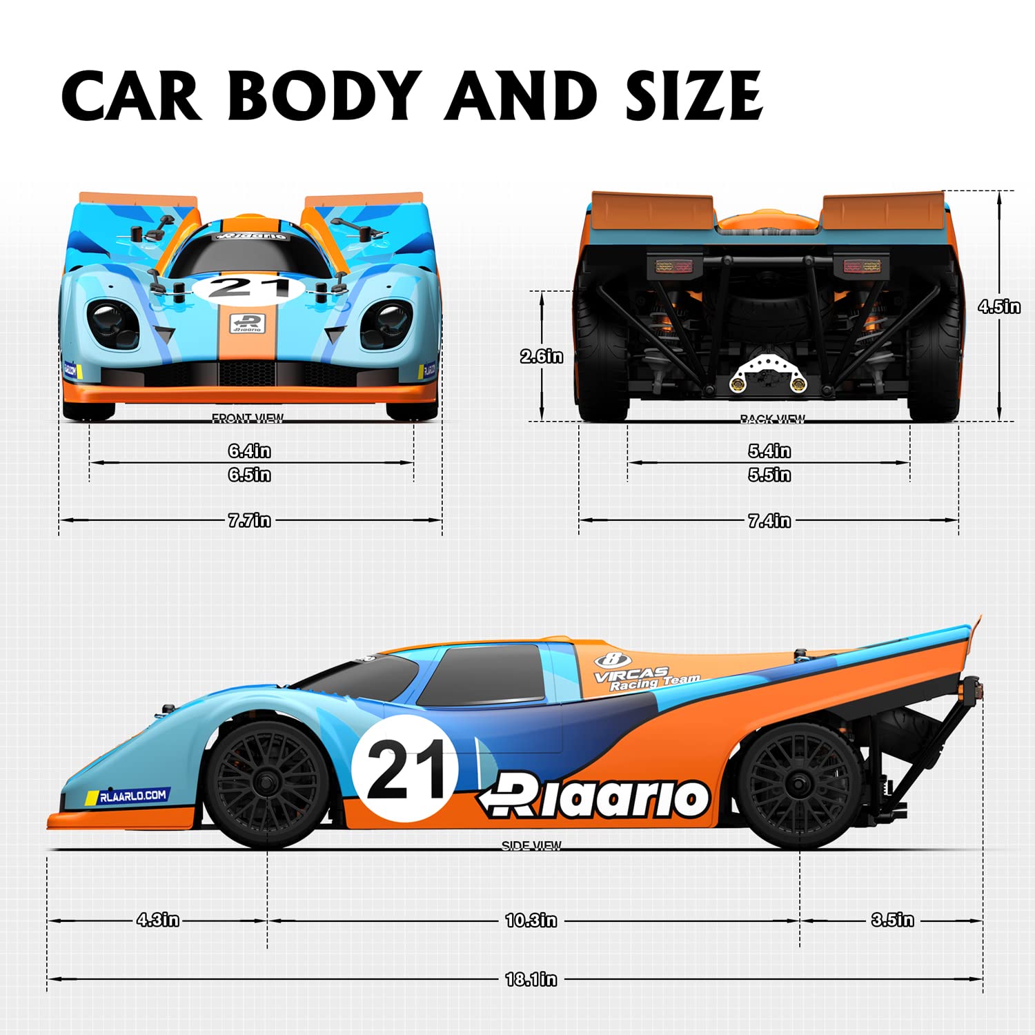 AMORIL 1/10 AK-917 Fast Brushless RC Cars for Adults,Max 75mph Hobby Electric On-Road RTR with 9KG Metal Servo,3650 4300KV Motor,60A Independent ESC,Remote Control Car for Boys,Cyan