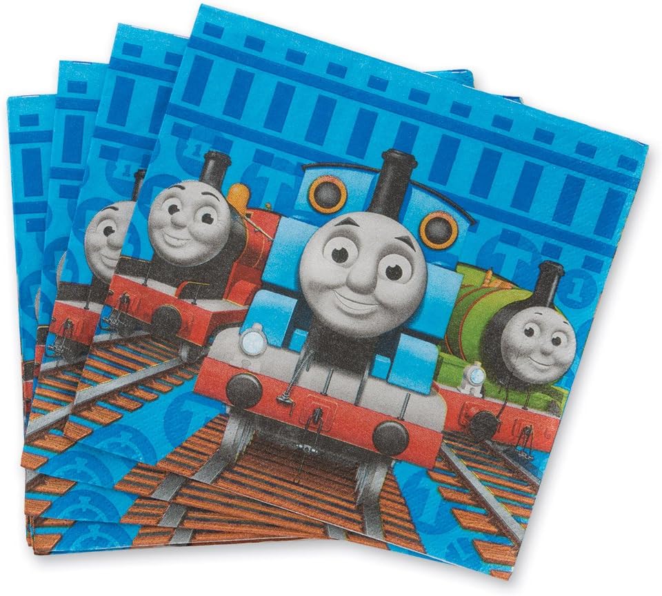 Thomas The Train Party Luncheon Napkins - Party Supplies - 16 per Pack