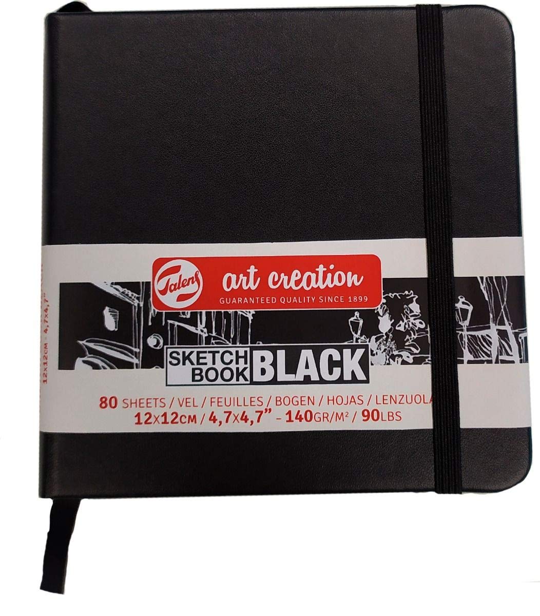 Sketch Book Black Artcreation 12 x 12 cm