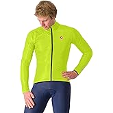 CASTELLI Men’s Squall Shell Jacket, Full Waterproof, Windproof Lightweight Reflective Jacket, Road Cycling & Gravel Biking