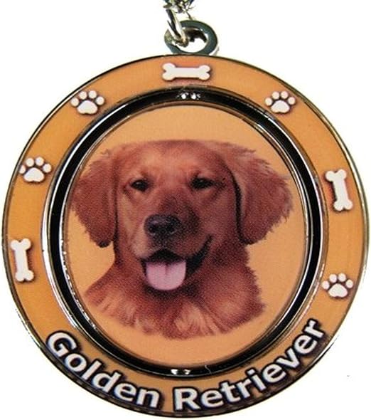 golden retriever key chain