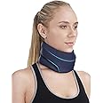 Neck Brace for Neck Pain and Support - Soft Foam Cervical Collar for Sleeping - Wraps Keep Vertebrae Stable and Aligned for R