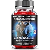 Dominator Maxx Gummies Maximum Strength Performance Gummies, Dominator Maxxx Gummies Extra Strength Overall Wellness Support, Dominator Max Gummies, DominatorMax Great Taste Mad in USA (60 Gummies)