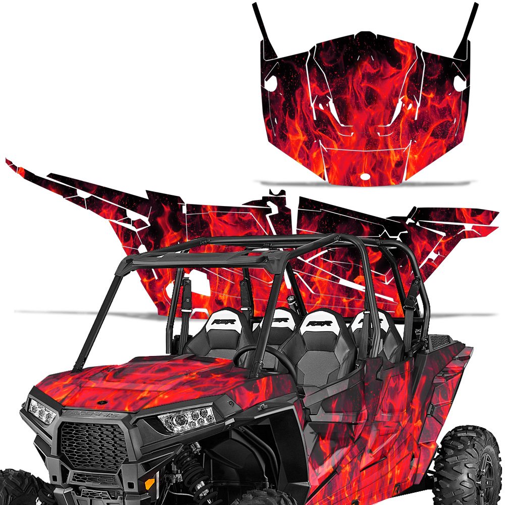 Polaris RZR1000 XP 4DR 20132016 Graphic Kit UTV Decal Sticker RZR 1000