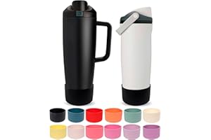 Kaitiaki Silicone Boot for Owala 30oz & 40oz FreeSip Sway Bottles & Tumblers - Non-Slip, Scratch-Resistant, Stability Enhancer, Available in 12 Colors (Midnight Black)