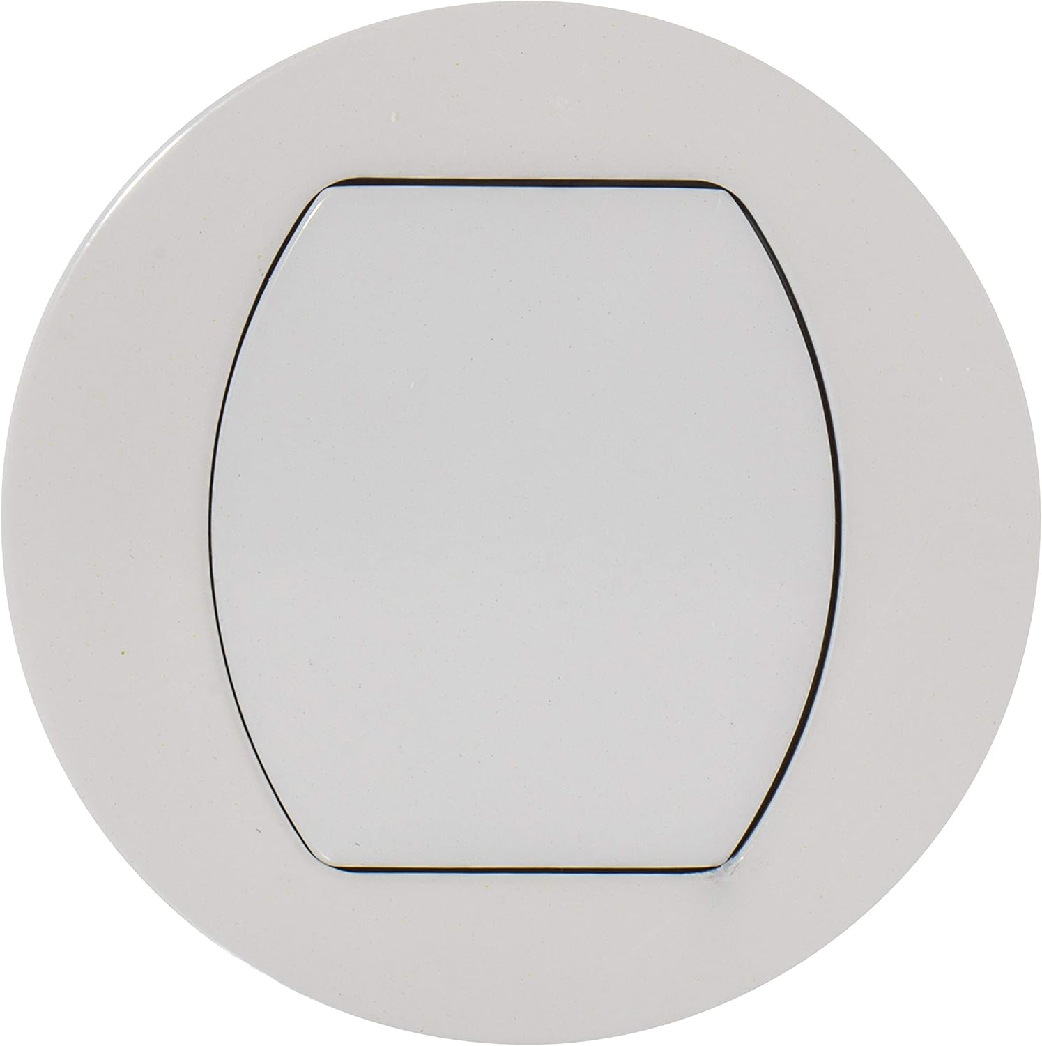 Bryant Electric RCT201W 15A 125V Tamper Resistant Pop-Up Countertop Receptacle Surface Mount, 15 Amp, Powder Coated White - - 