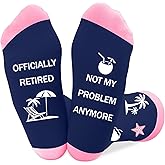 Coopyin Retirement Gift for Woman Christmas Birthday Stocking Stuffers Graduation Thanksgiving Farewell Best Gift Ideas Cozy Socks Funny Retirement Gifts for Women Coworker Teacher Nurse Friend Family