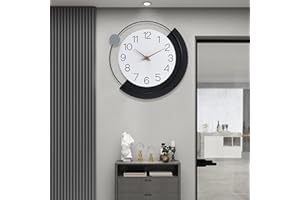 Dankeit Wall Clock,16Inch Decorative Wall Clocks,Silent Non-Ticking Quality Quartz Wall Clock Battery Operated,Large Wall Clo
