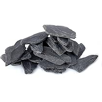 Natural Slate Rock, 3 To 10 Inches, Suitable For Aquarium Landscaping Models, Fish Tank Decoration, And Fairy Gardens, Reptile And Amphibian Enclosures. (22lb