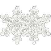 Besttt-Seller 2 pcs--38 Inch Clear Snowflake balloon Foil balloon Winter Party Balloon