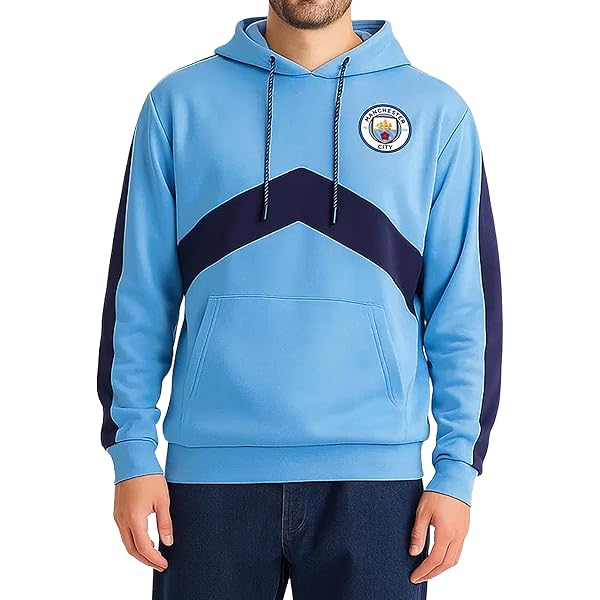 Amazon.com: Men's Manchester City Full-Zip Hoodie, Licensed M