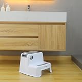 Rainberg Toddler Toilet Training Seat with 2 Step Stool Handles Anti-Slip view 9