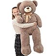 Tezituor Big Teddy Bear,52'' Giant Stuffed Animal Plush,Soft Gifts for Valentine, Christmas, Birthday.