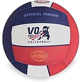 VQ Sports - Premium Soft Volleyball - Foam, Silent, No-Deflate, Official Size & Weight, Durable Indoor Volleyball for Training, Games & Practice - Soft on Arms, Safe for House