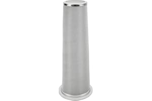 Generic Stainless Steel Cold Brew Coffee Filter Cone Mesh with Leakproof Rubber Circle for Fruit Drink, Tea, and Bubble Tea, 