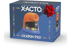 ELMER'S X-ACTO Crayon Pro Electric Sharpener, SafeStart Automatic Motor, Great for Home or School Use