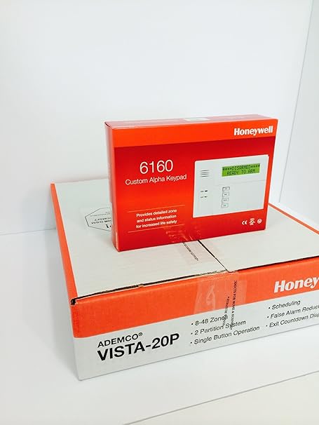 Amazon.com : Honeywell Vista 20p and 6160 Custom Alpha Keypad Kit Package : Camera & Photo