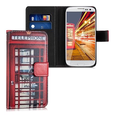 kwmobile Samsung Galaxy S3 / S3 Neo Hülle - Kunstleder Wallet Case für Samsung Galaxy S3 / S3 Neo mit Kartenfächern und Stand