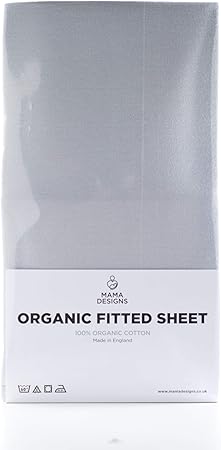 moses basket fitted sheets grey