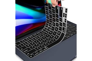 CaseBuy Keyboard Cover for 2025 2024 2023 MacBook Air 13.6/15 Inch M4 M3 M2 A3240 A2941 A3241 A3114, MacBook Pro 14" 16" M4 M