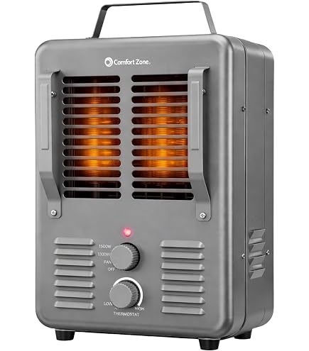 heater8枚セット Amazon.com: Comfort Zone Electric Portable Milkhouse Style Utility