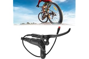Bike Hydraulic Brake Lever, Bicycle Brake Levers, E-Bike Brake Lever 2 Pin E-bike Left and Right Brake Handle Waterproof Brak