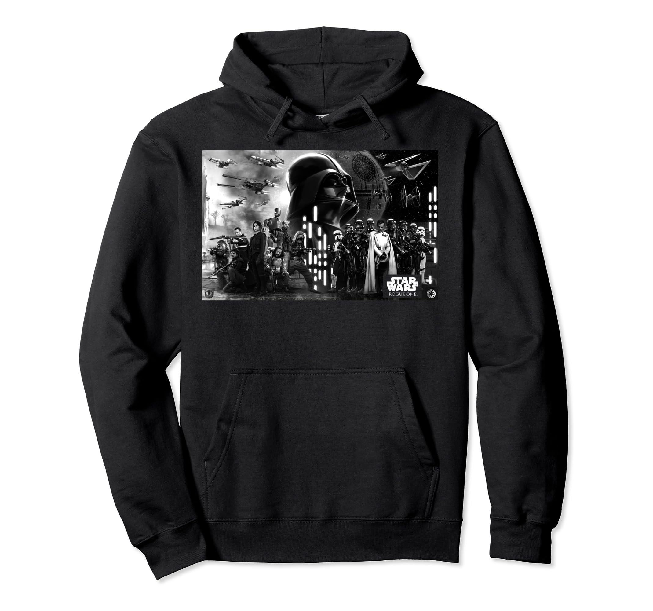 Star Wars Rogue One Death Star Battle Groupshot Pullover Hoodie