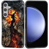 Kapadiy Case for Samsung Galaxy S26 Plus Case,Halloween Witch Moon Stained Glass Design- Hybrid Dual Protection Silicone+ Hard PC Shockproof Full Body Cover, Protective Case for Men Women